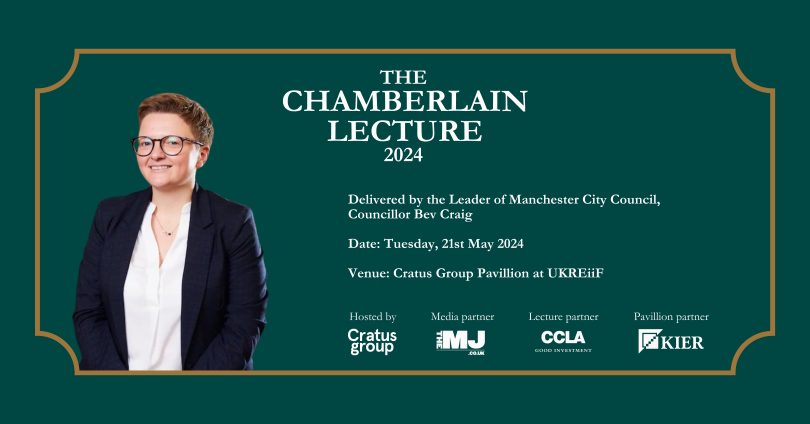 Chamberlain Lecture 2024 coming to UKREiiF this May