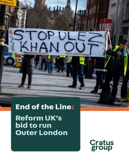 End of the Line: Reform UK’s bid to run Outer London Polling Report